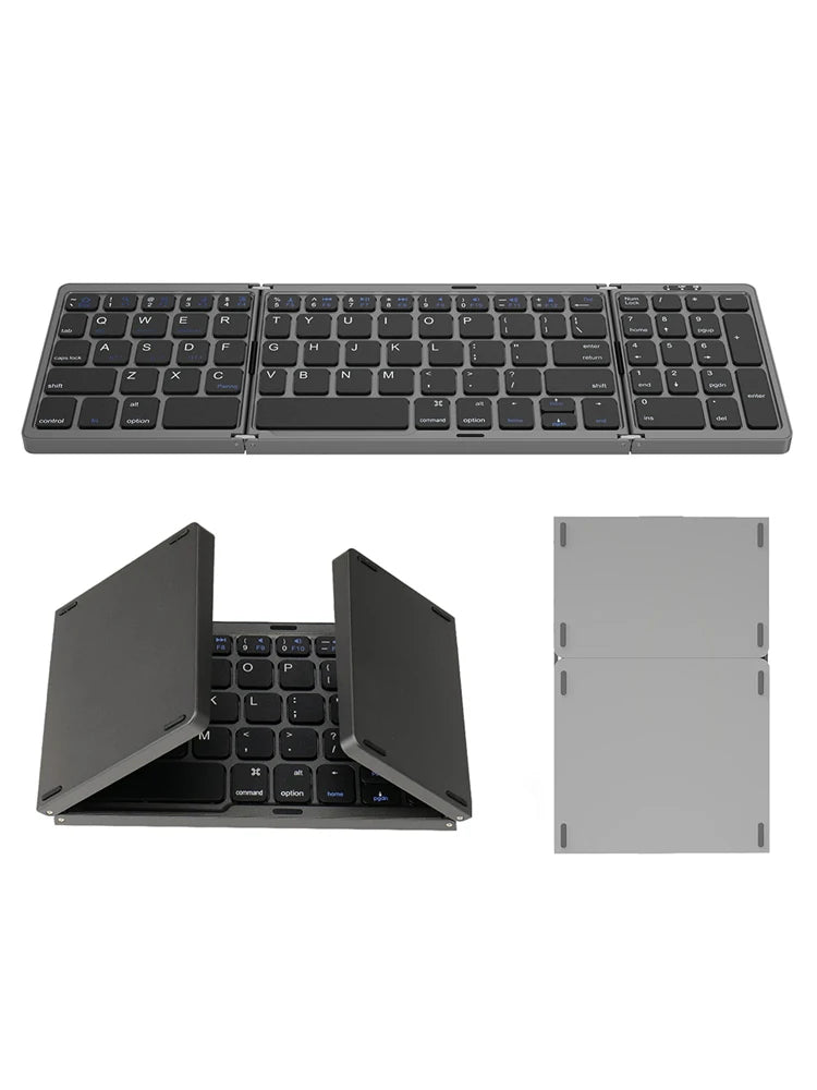 FOLDTYPE™ Wireless Folding Keyboard Portable Bluetooth Travel Keyboard