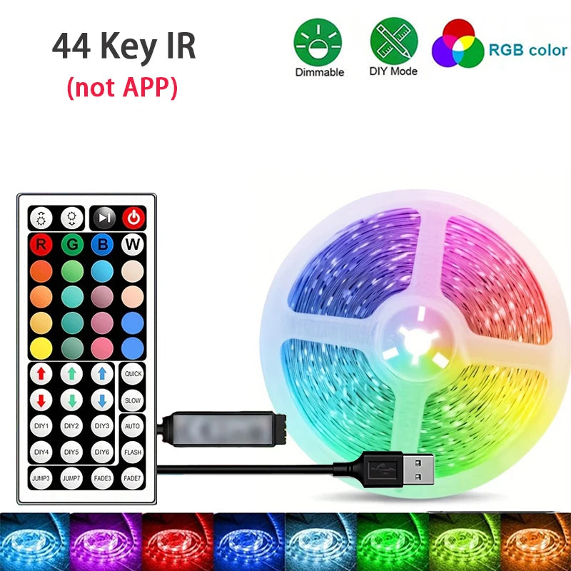 RGB LED Strip Lights with Remote
