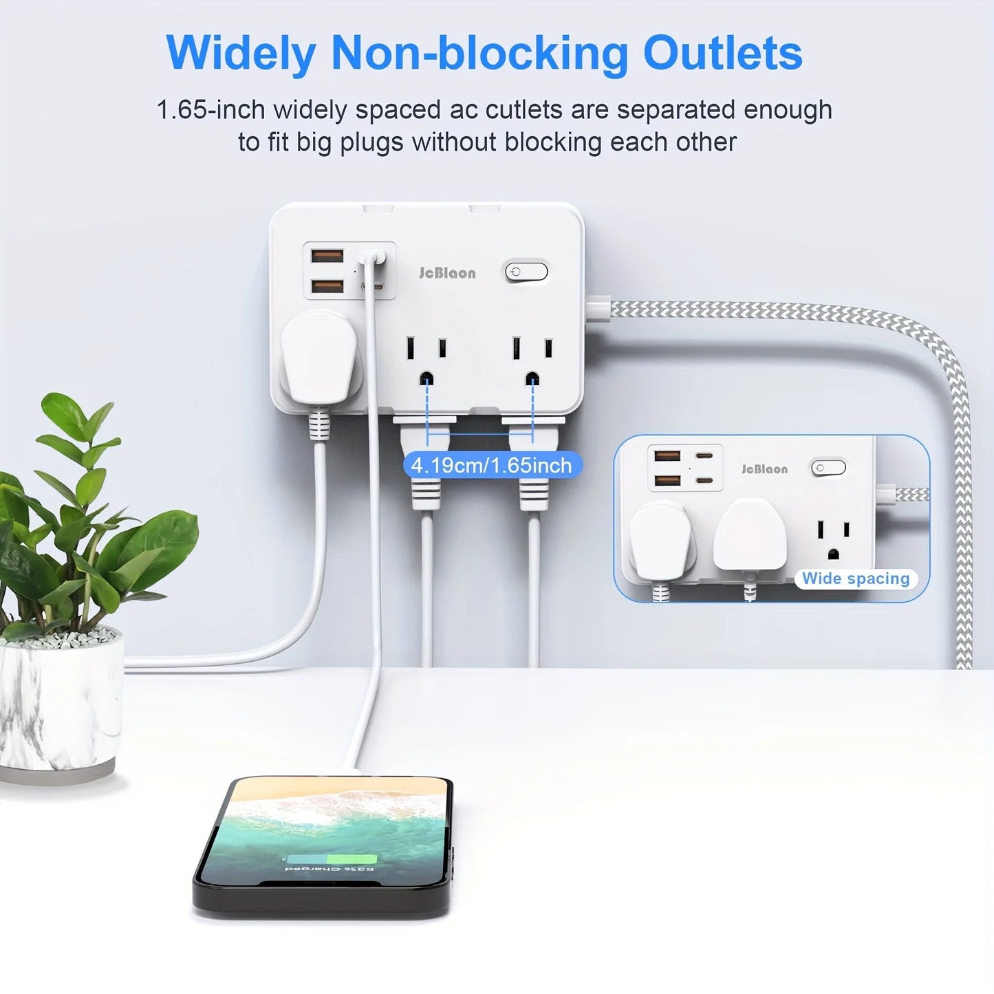 Smart Braided Power Strip