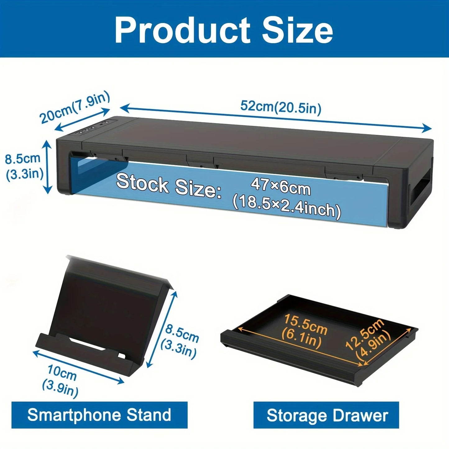 ErgoDesk™ Monitor Stand Riser