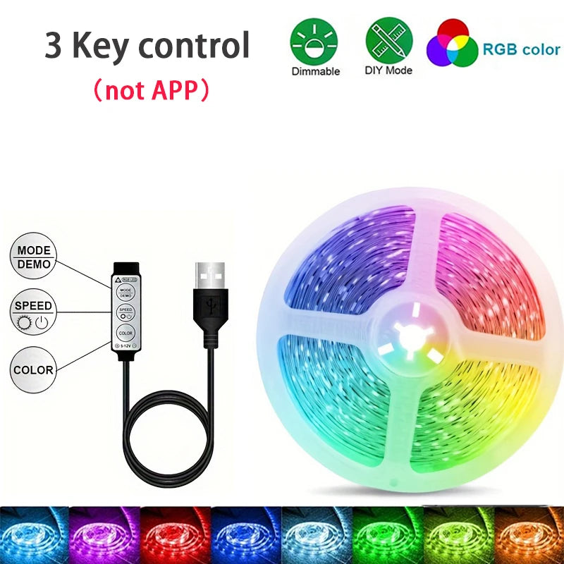 RGB LED Strip Lights with Remote