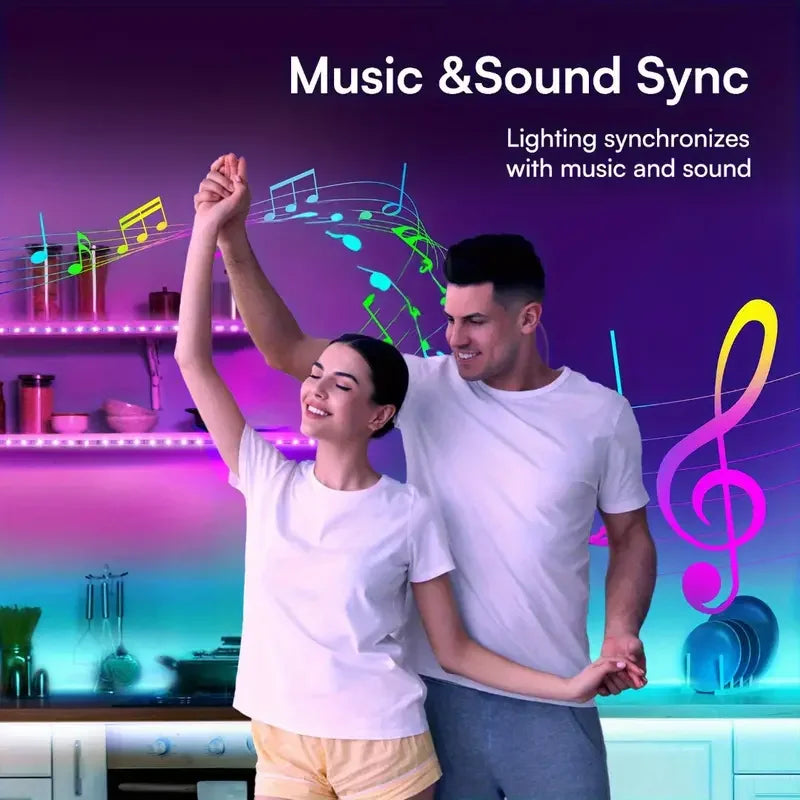 RGB LED Strip Lights with Remote