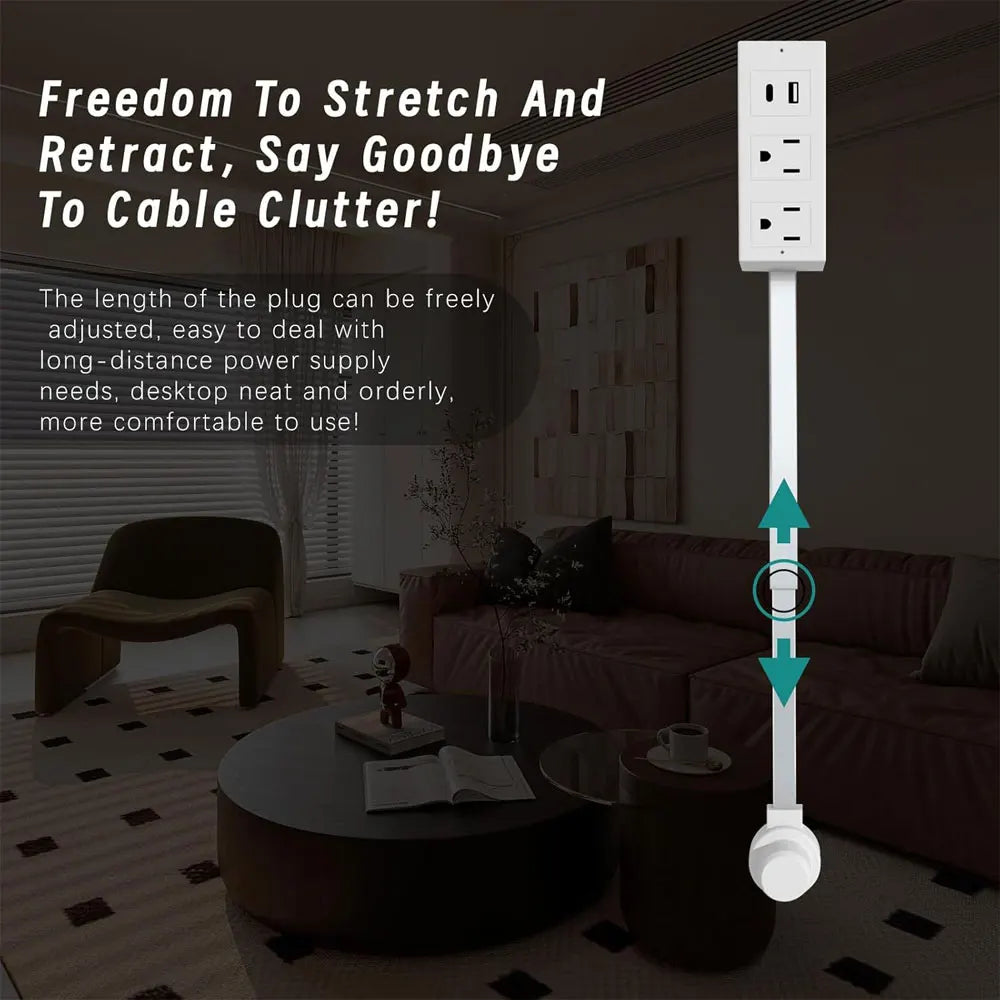 FlexiPower™ 180° Rotating Outlet Extender