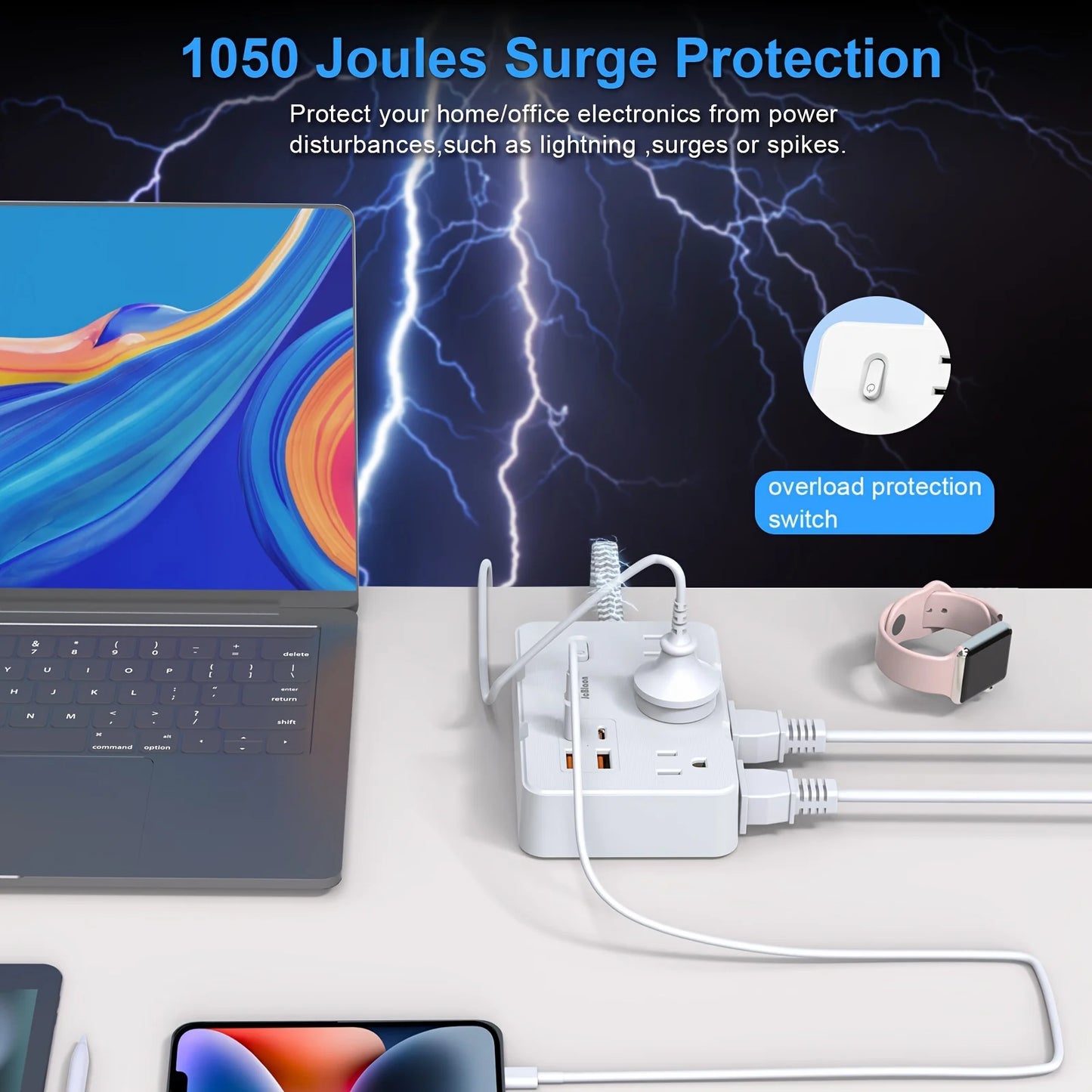 Smart Braided Power Strip