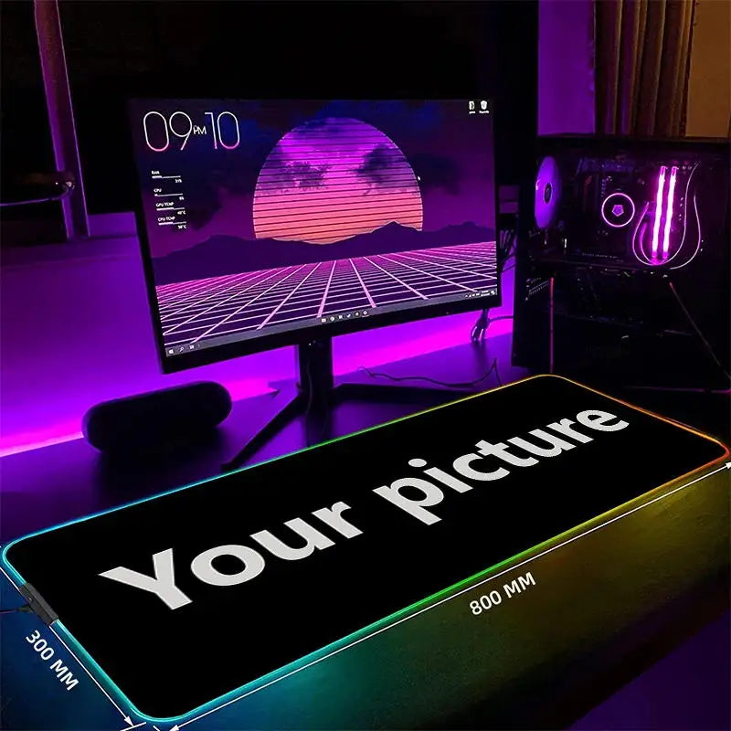 WAVEGLOW™ RGB Gaming Mouse Pad – Art Meets Performance