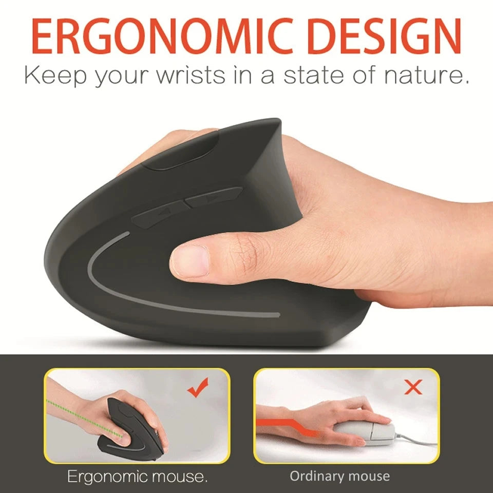  BearGrip™ Vertical Wireless Ergonomic Mouse