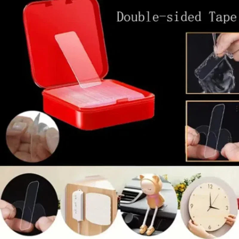 Transparent Reusable Waterproof Double-Sided Tape